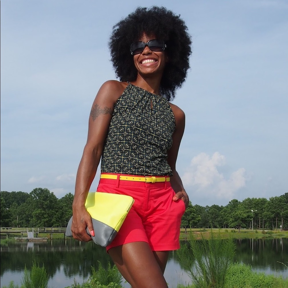 The Limited Red Shorts